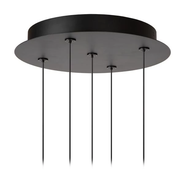 Lucide KLIGANDE - Pendelleuchten - Ø 30 cm - LED Dim. - 5x8W 2700K - Schwarz - detail 3
